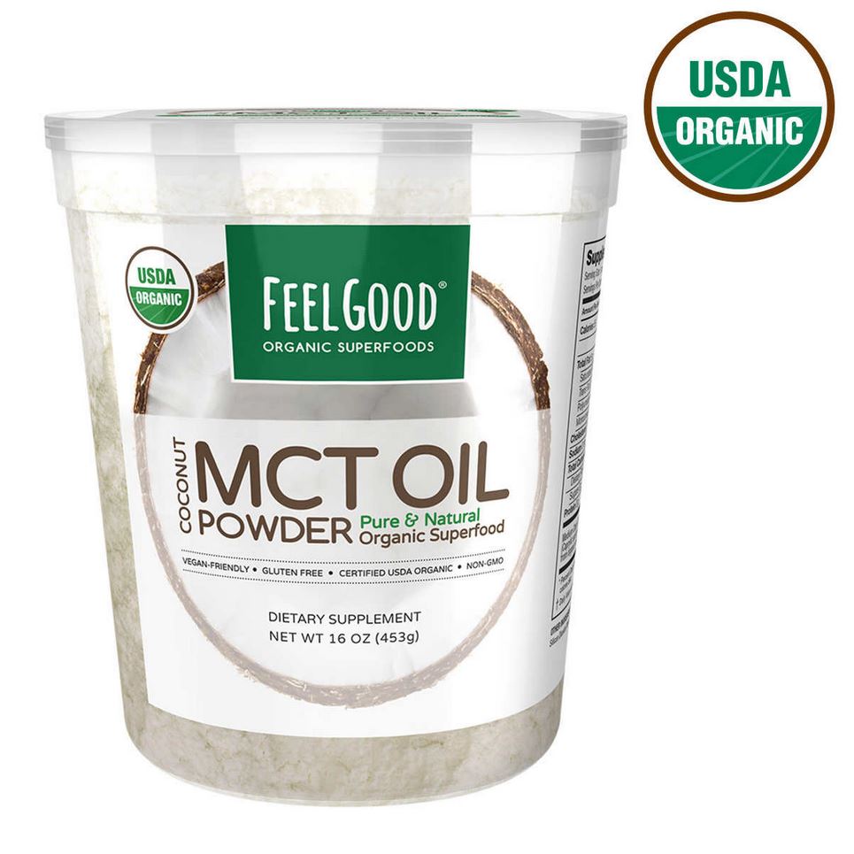 Масло МСТ Feel Good USDA Organic MCT Oil Powder