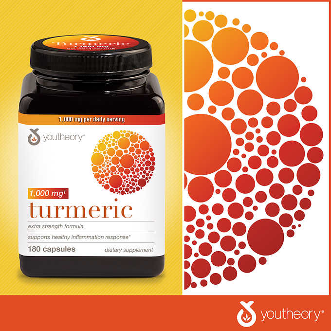 Турмерик Youtheory Turmertic 1,000 мг, 180 капсул– Shopping TEMA