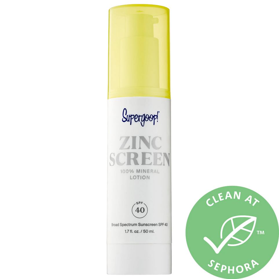 Солнцезащитный лосьон Supergoop Zincscreen 100% Mineral Lotion SPF 40 PA+++ - Shopping TEMA