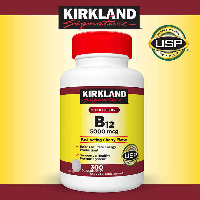 Витамин B-12 Kirkland Signature, 300 таблеток - Shopping TEMA