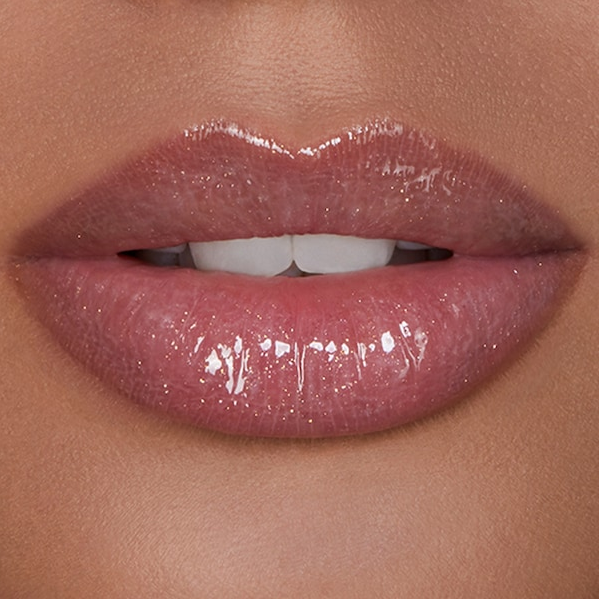 Halo - clear with gold shimmer