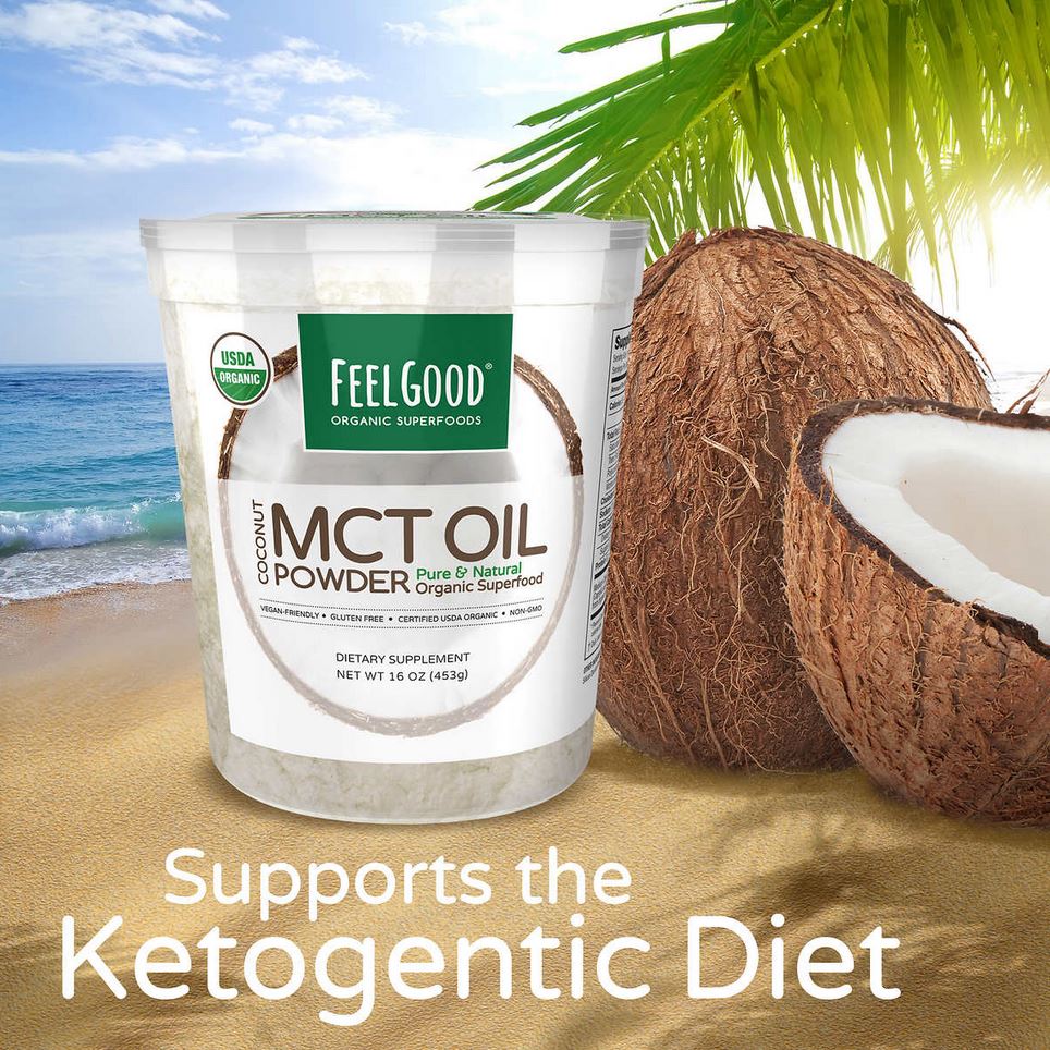 Масло МСТ Feel Good USDA Organic MCT Oil Powder