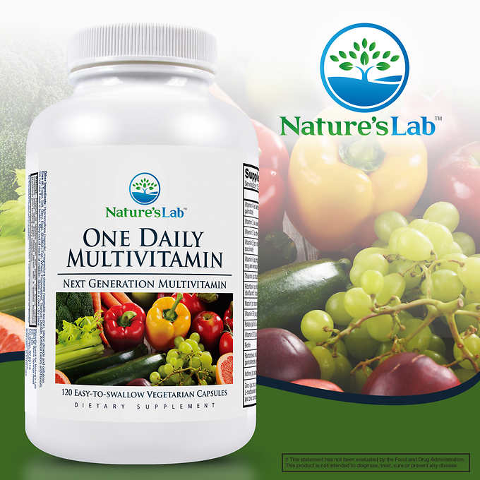 Мультивитамины One Daily Nature's Lab, 120 капсул - Shopping TEMA