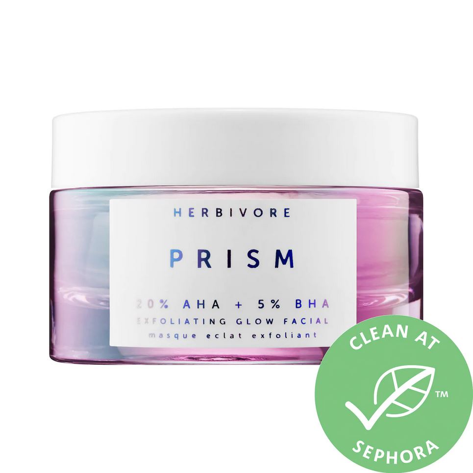 Маска Herbivore Prism 20% AHA + 5% BHA Exfoliating Glow Facial - Shopping TEMA