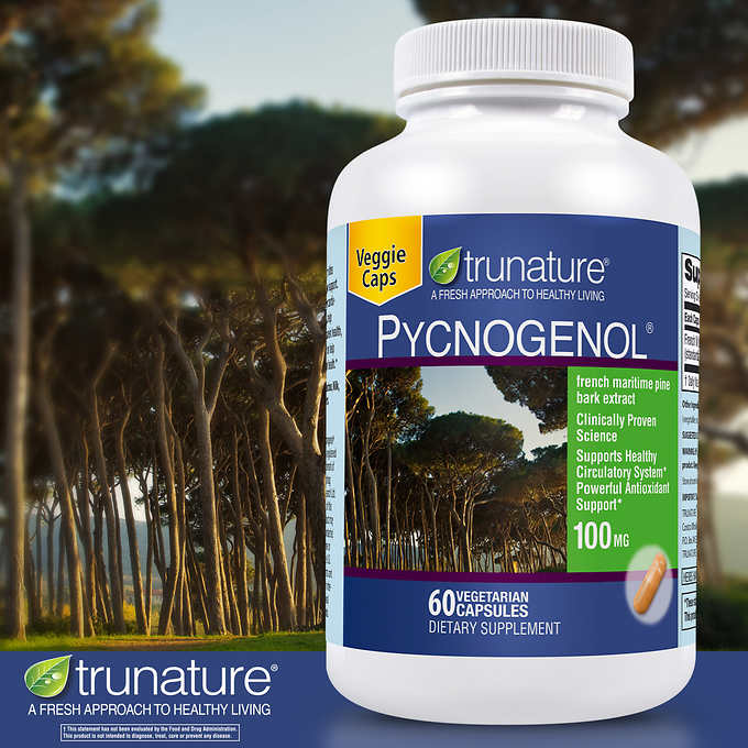 Пикногнол trunature Pycnogenol 100 мг, 60 капсул - Shopping TEMA