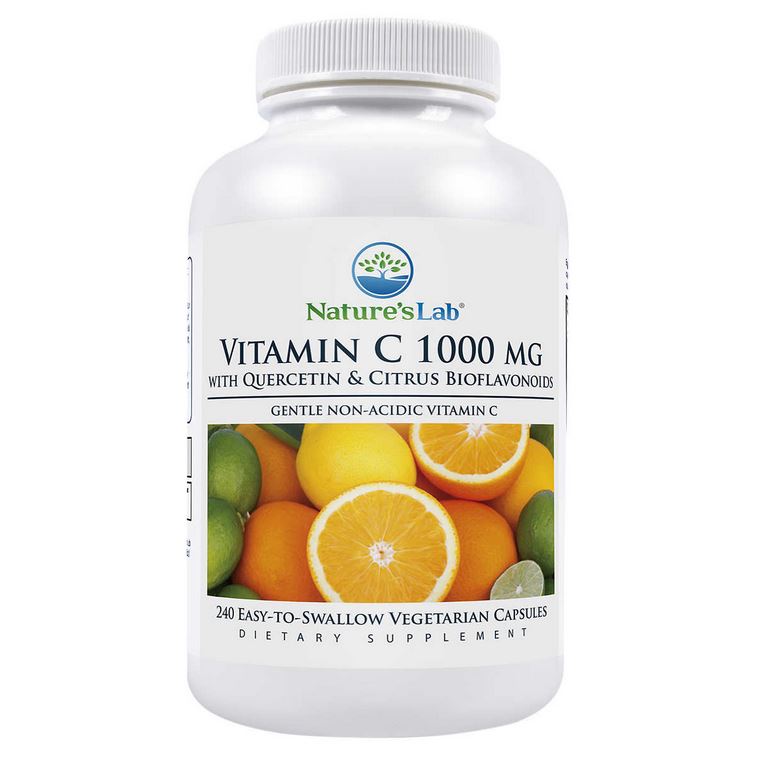 Витамин C Nature's Lab 1000 мг 240 капсул