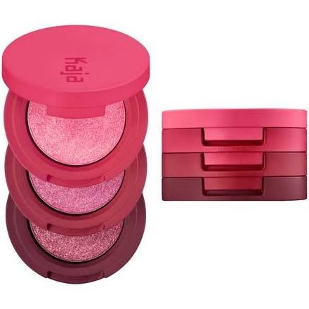 Тени Kaja Beauty Bento Bouncy Shimmer Eyeshadow Trio - Shopping TEMA