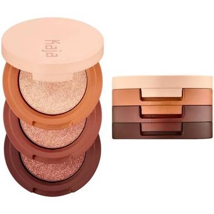 Тени Kaja Beauty Bento Bouncy Shimmer Eyeshadow Trio - Shopping TEMA