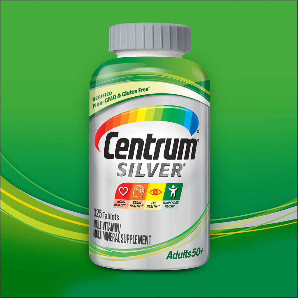Витамины для взрослых 50+ Centrum Silver, 325 таблеток - Shopping TEMA