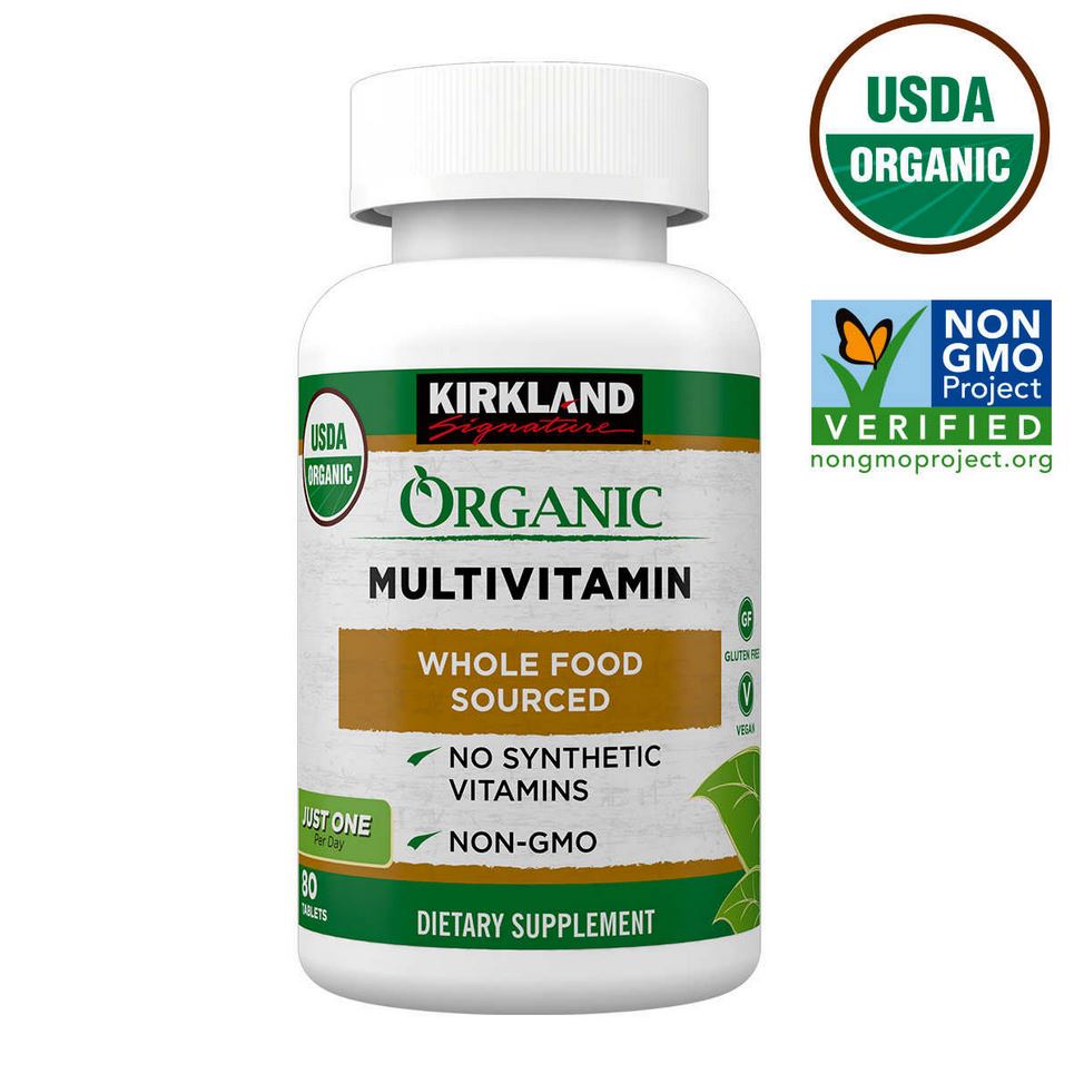 Мультивитамины Kirkland Signature USDA Organic Multivitamin 80 т