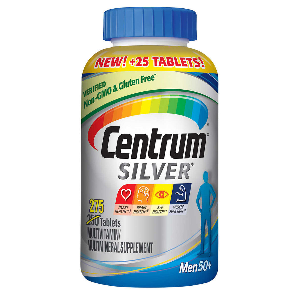 Витамины Для Мужчин 50+ Centrum® Silver®, 275 таблеток - Shopping TEMA