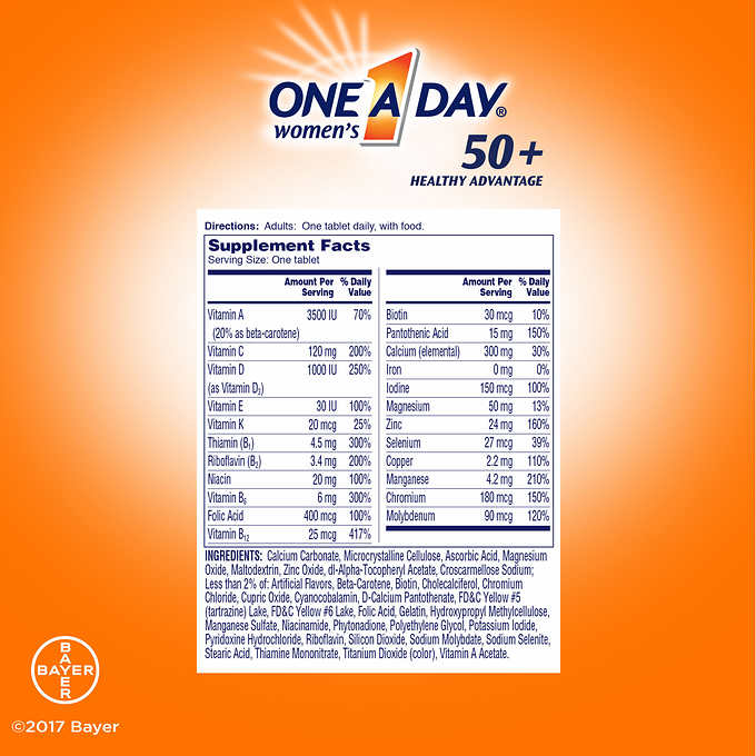 Bитамины Для Женщин 50+, One A Day, 300 табл. - Shopping TEMA